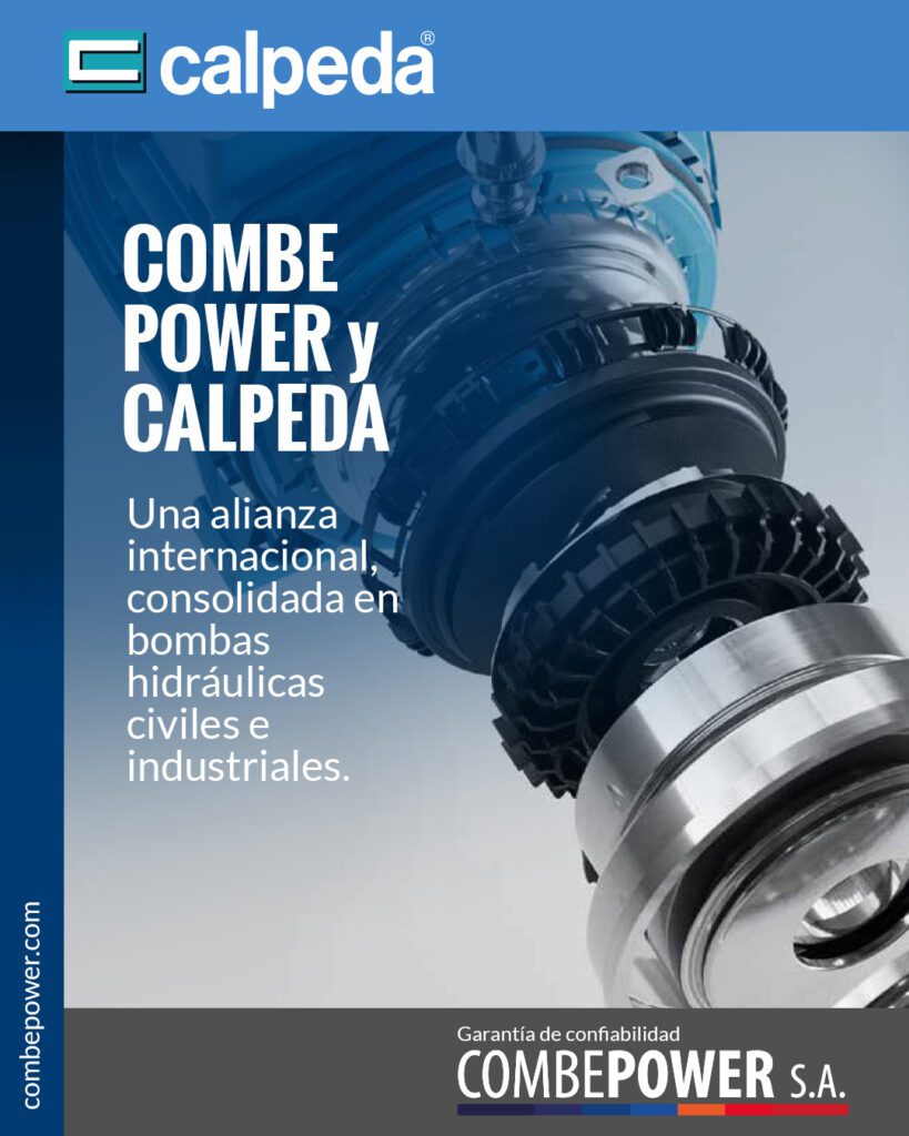 COMBE POWER y Calpeda: “Una alianza consolidada en bombas hidráulicas civiles e industriales” 2 CALPEDA. COMBE POWER SA. ALIANZA.